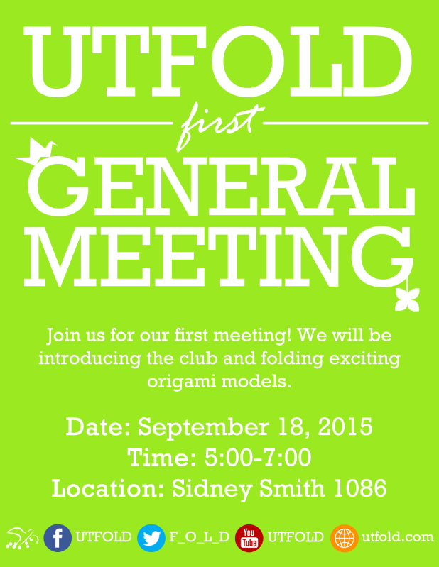 2015 first general meeting poster