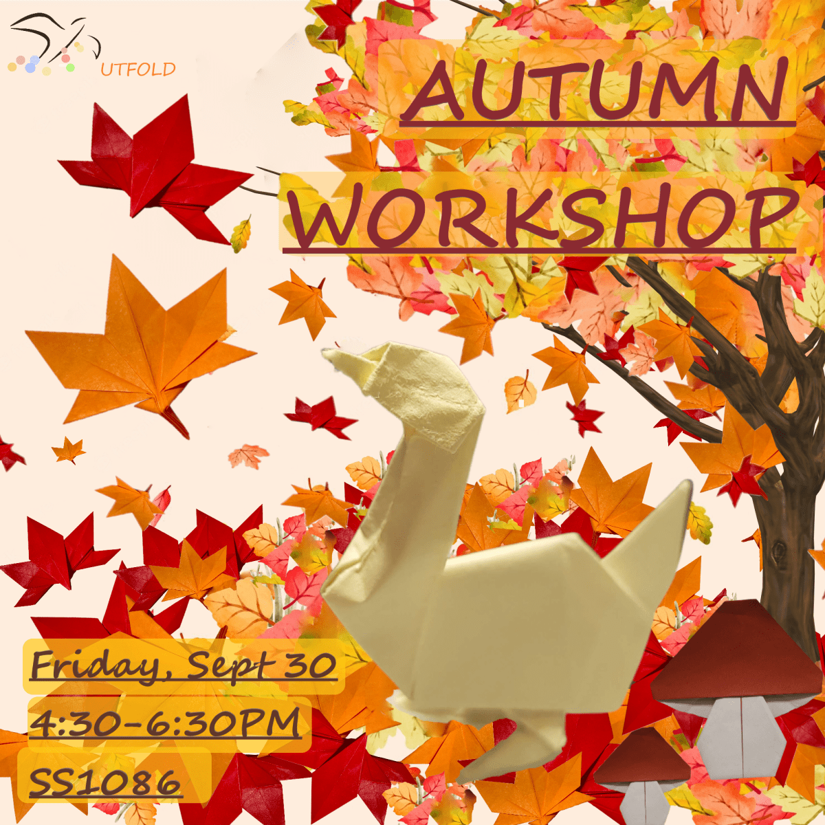 Autumn Origami Workshop!&nbsp;🍁🦢🍄