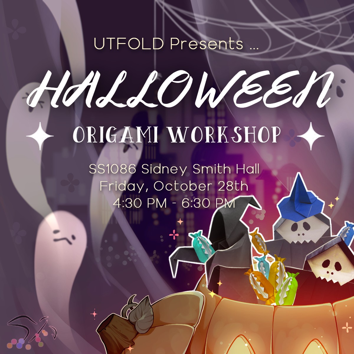 👻Halloween Origami Workshop!👻