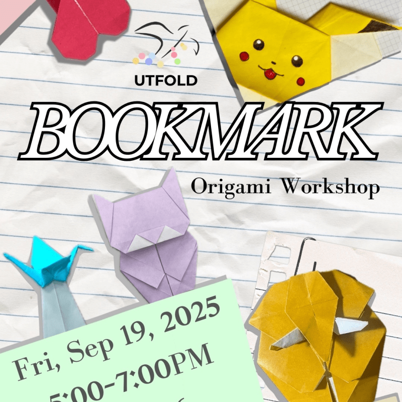 Bookmark Origami Workshop