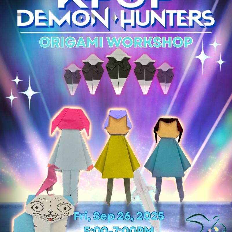 KPOP Demon Hunters Origami&nbsp;Workshop