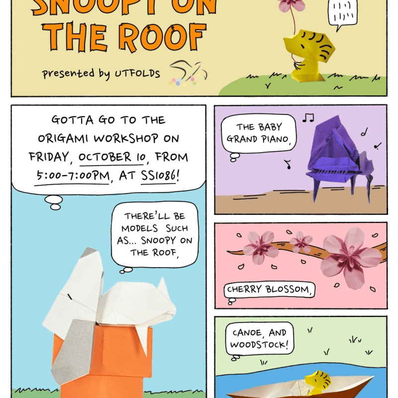 Snoopy on the Roof&nbsp;Workshop!