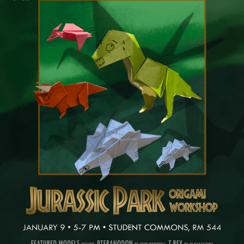 Jurassic Park Origami&nbsp;Workshop